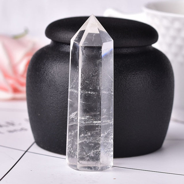 1PC Stone Crystal Point Energy Natural Mineral