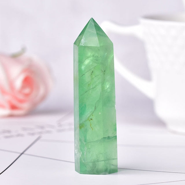 1PC Stone Crystal Point Energy Natural Mineral