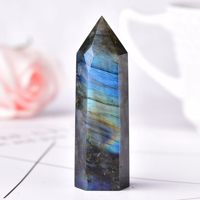 1PC Stone Crystal Point Energy Natural Mineral