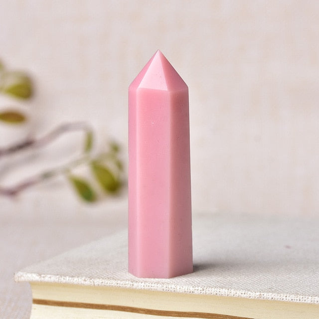 1PC Stone Crystal Point Energy Natural Mineral