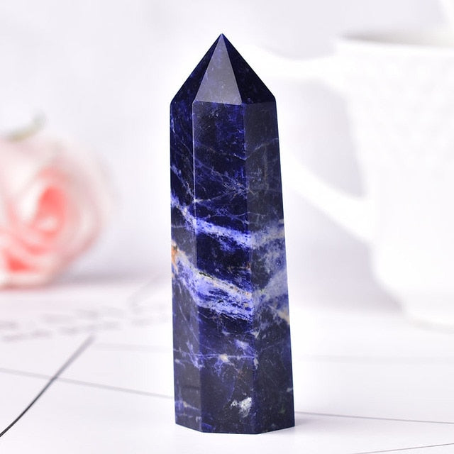 1PC Stone Crystal Point Energy Natural Mineral