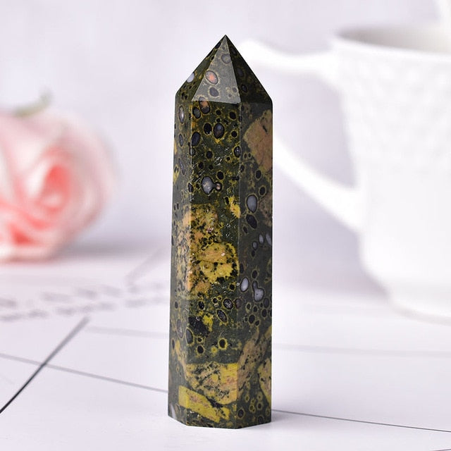 1PC Stone Crystal Point Energy Natural Mineral