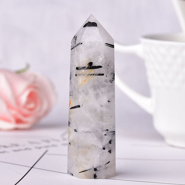 1PC Stone Crystal Point Energy Natural Mineral