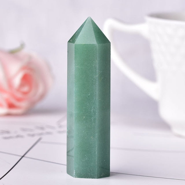 1PC Stone Crystal Point Energy Natural Mineral