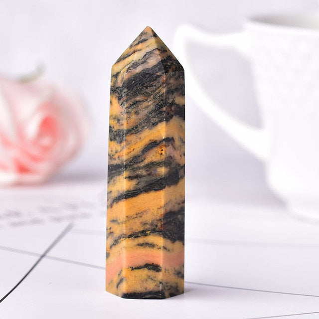 1PC Stone Crystal Point Energy Natural Mineral