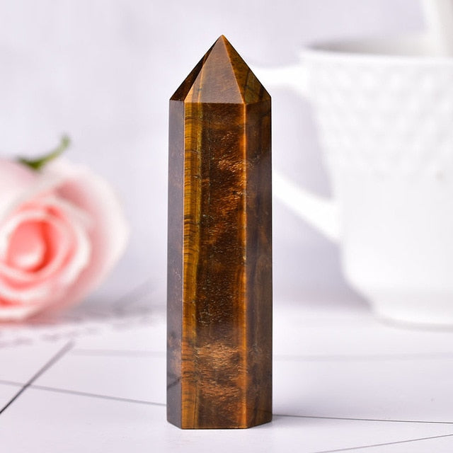 1PC Stone Crystal Point Energy Natural Mineral