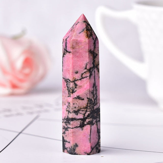 1PC Stone Crystal Point Energy Natural Mineral