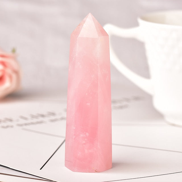 1PC Stone Crystal Point Energy Natural Mineral