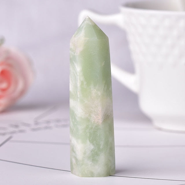 1PC Stone Crystal Point Energy Natural Mineral